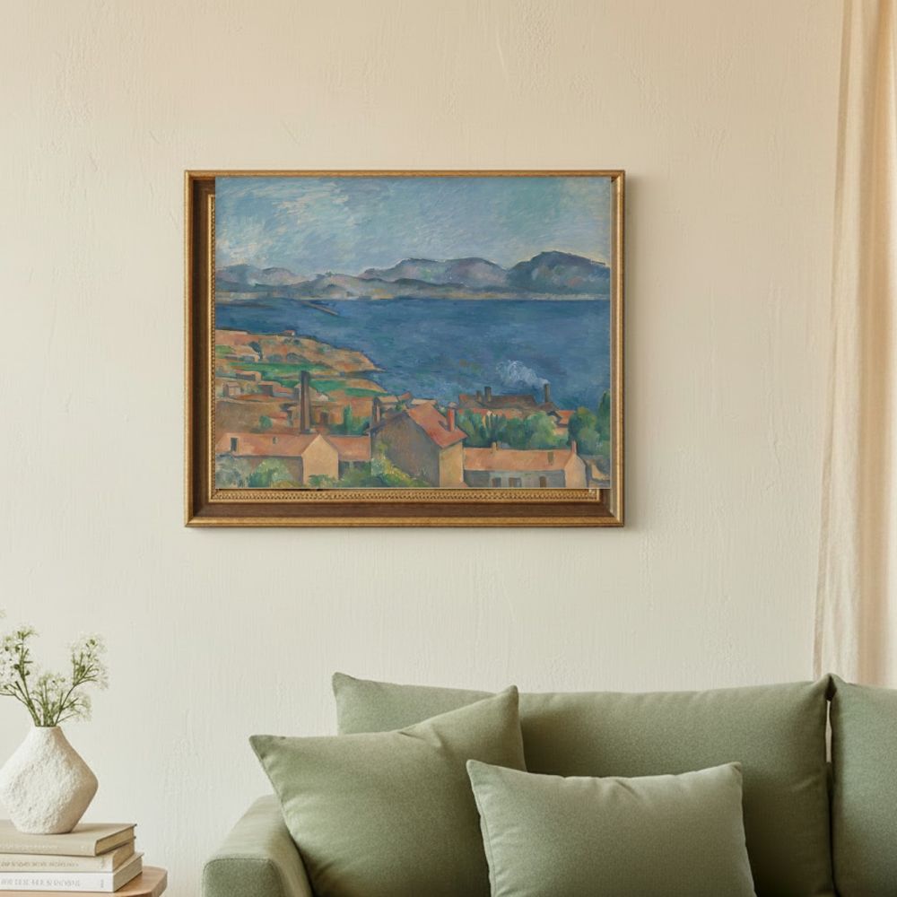 Framed room mockup - sage
