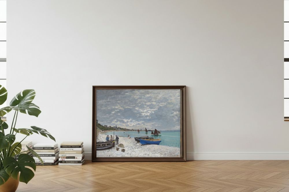 Framed room mockup - leaning