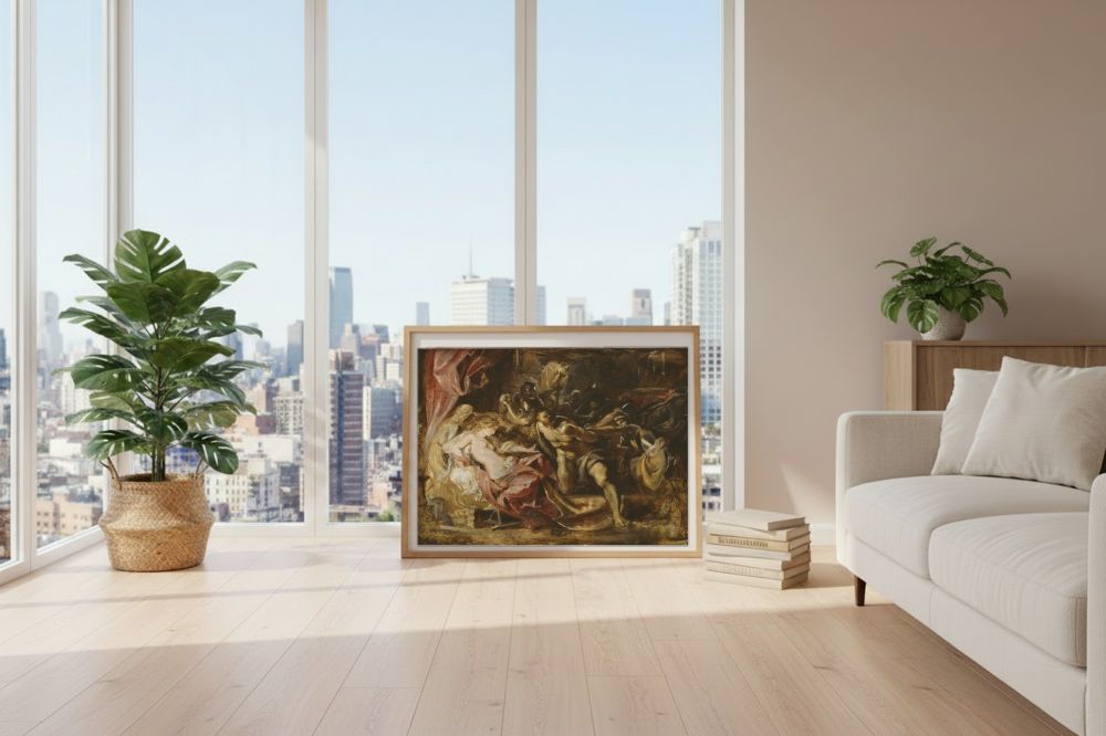 Framed room mockup - loft