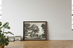 Framed room mockup - leaning