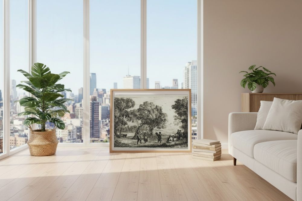 Framed room mockup - loft