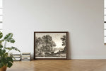 Framed room mockup - leaning