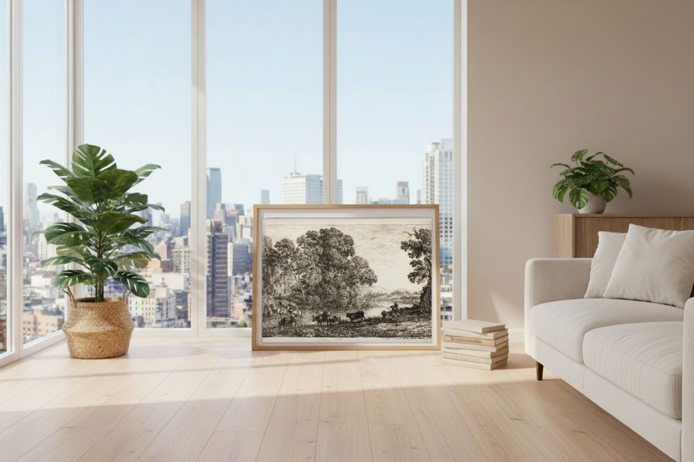 Framed room mockup - loft