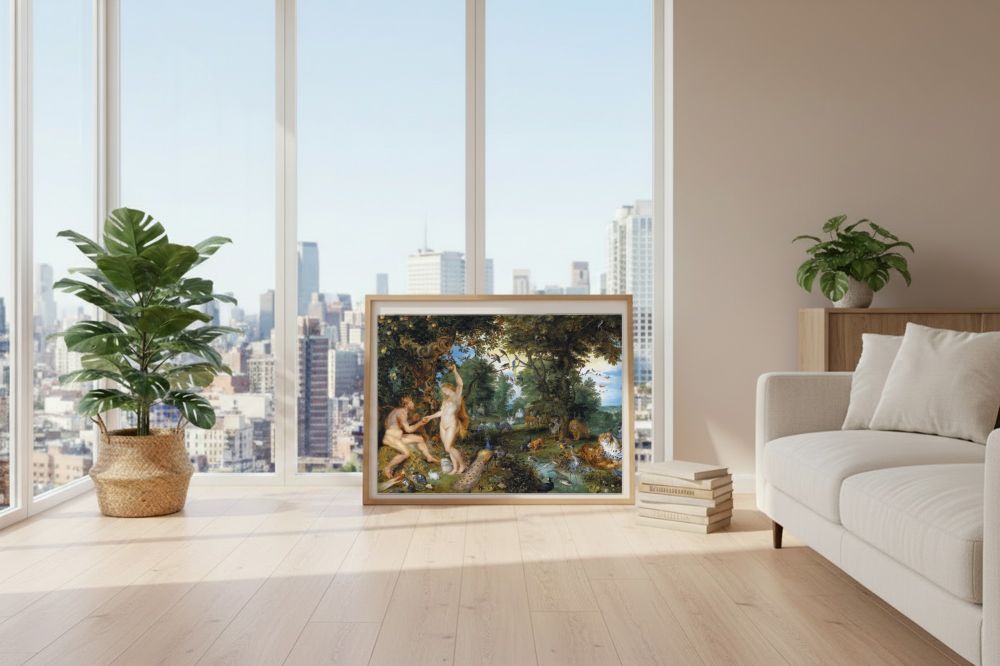 Framed room mockup - loft