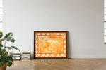 Framed room mockup - leaning