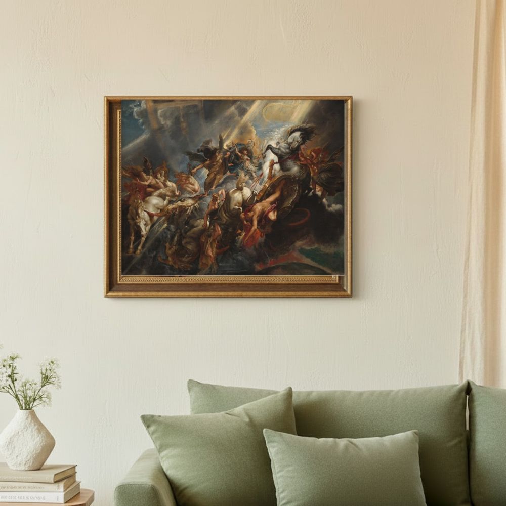 Framed room mockup - sage