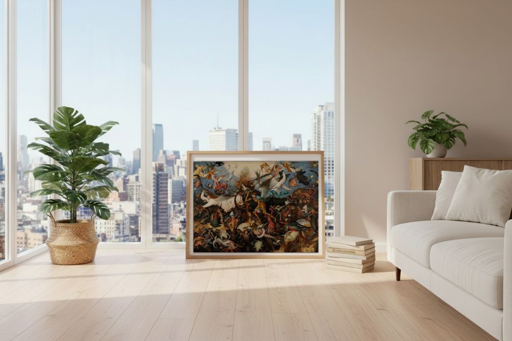 Framed room mockup - loft