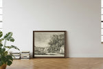 Framed room mockup - leaning