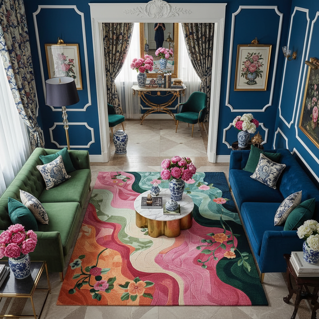 The Florist's Dream Hand Tufted Rug