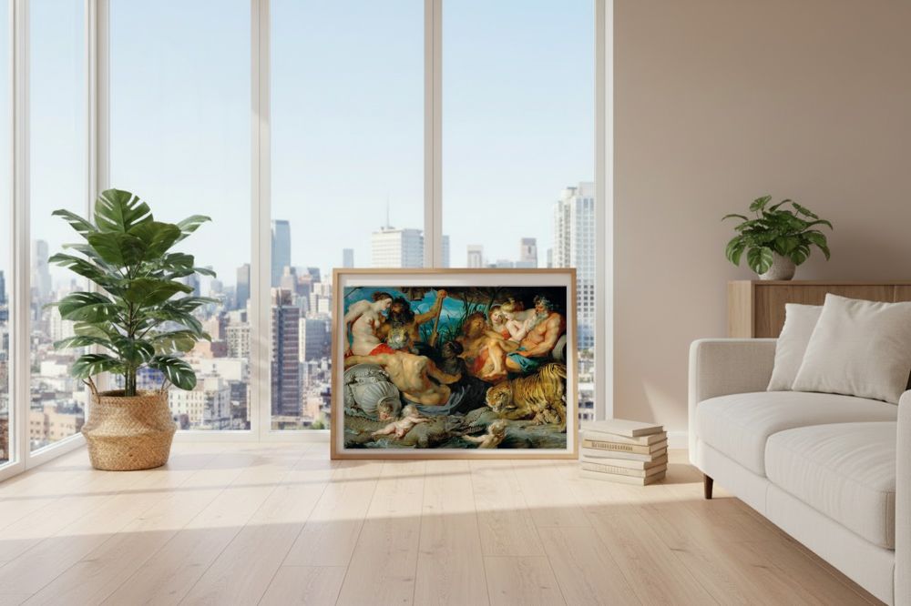Framed room mockup - loft