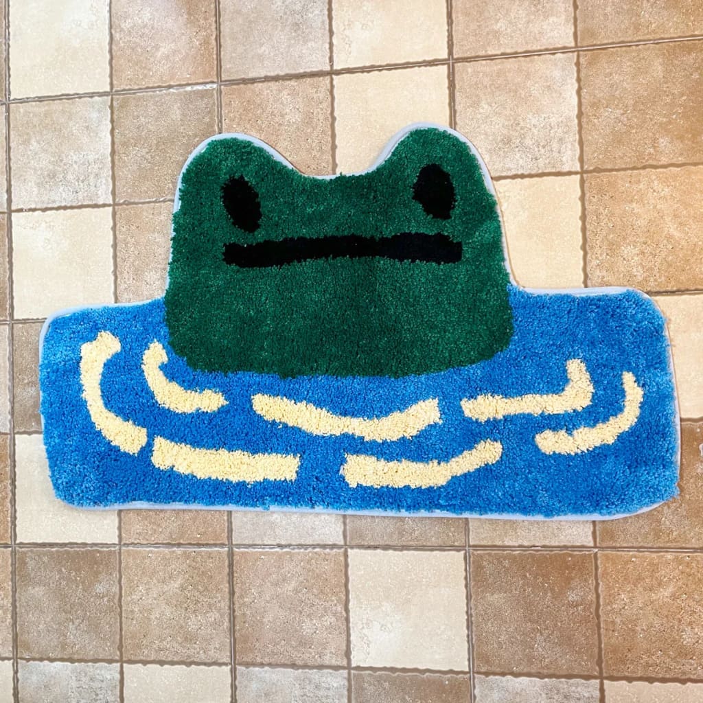 The Froggy Finesse Bath Mat