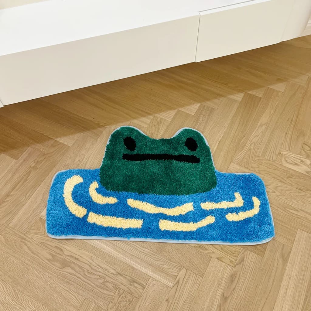 The Froggy Finesse Bath Mat