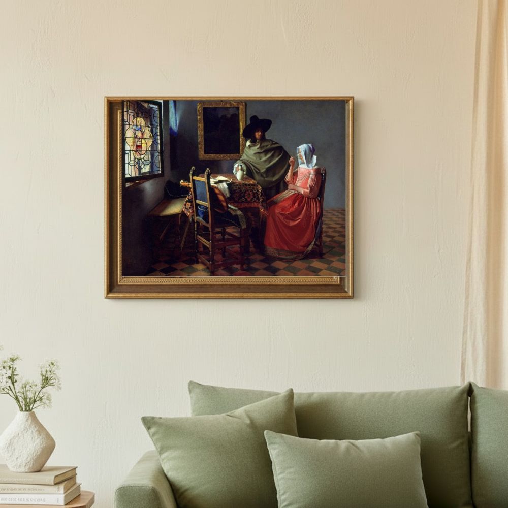Framed room mockup - sage