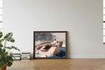 Framed room mockup - leaning