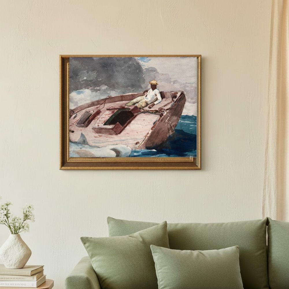 Framed room mockup - sage