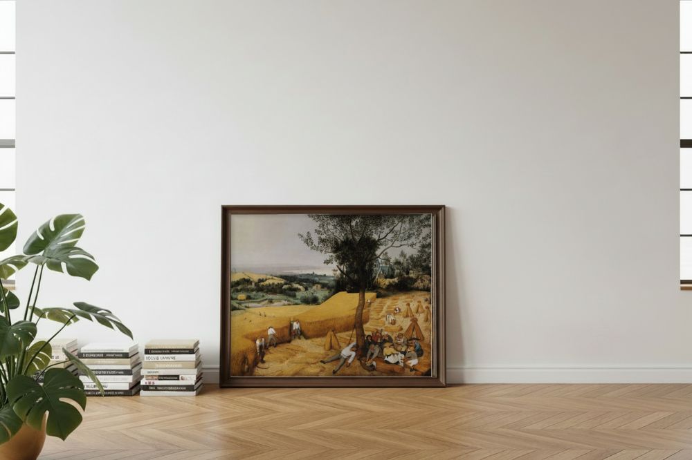 Framed room mockup - leaning