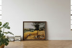 Framed room mockup - leaning