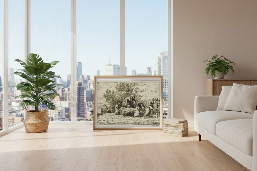 Framed room mockup - loft