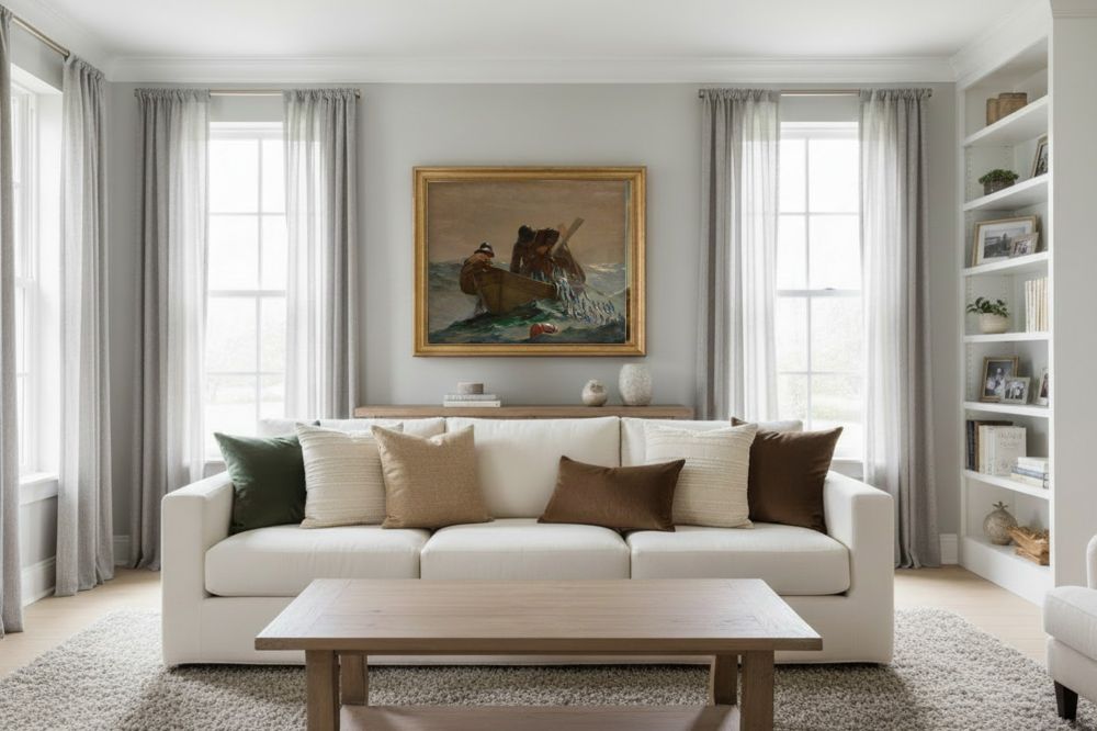Framed room mockup - gold