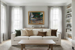 Framed room mockup - gold