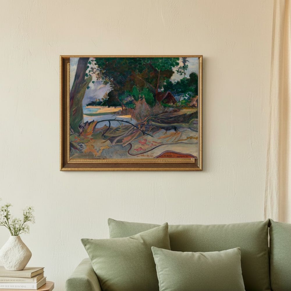Framed room mockup - sage