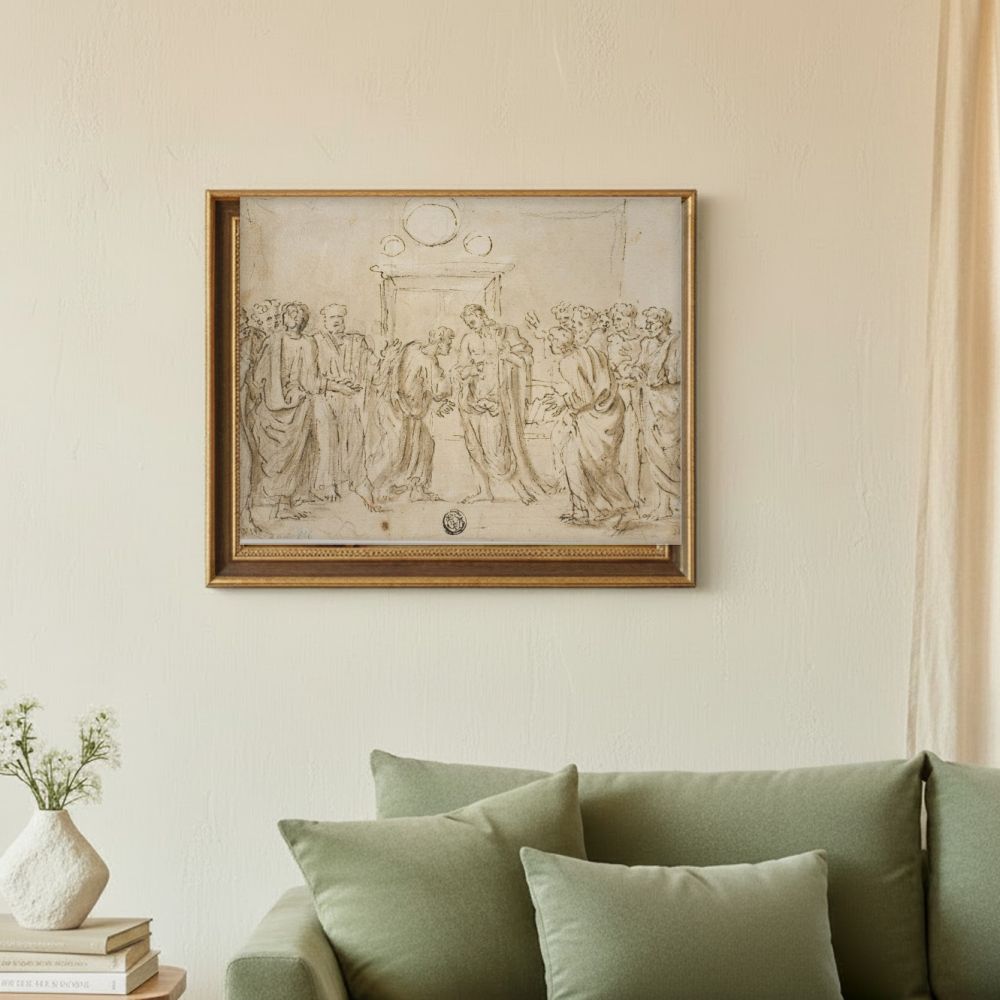 Framed room mockup - sage
