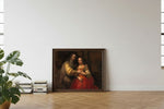 Framed room mockup - leaning