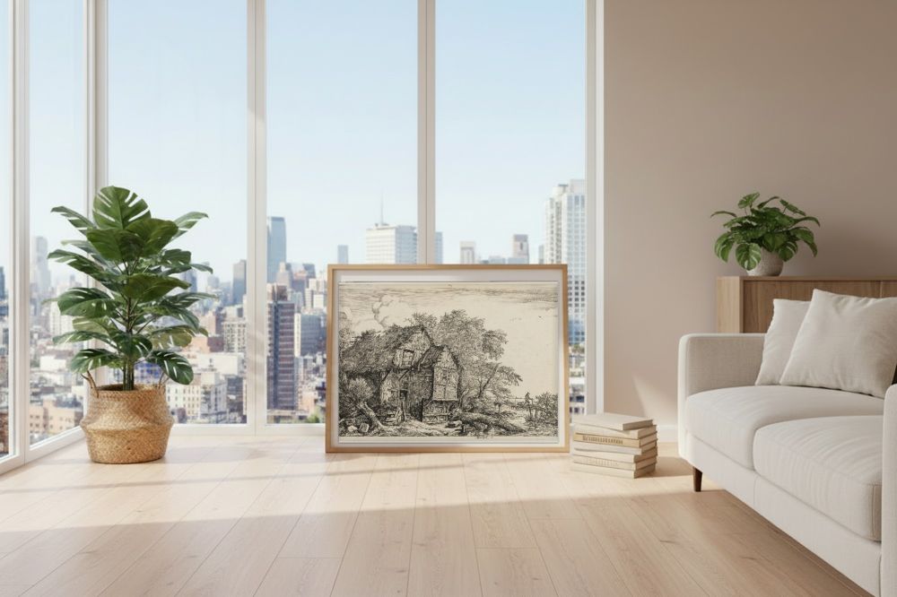 Framed room mockup - loft