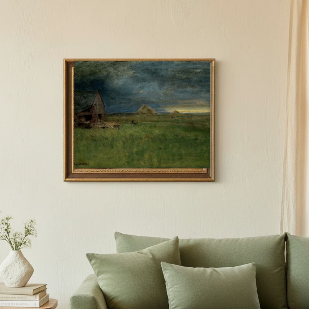 Framed room mockup - sage