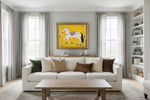 Framed room mockup - gold