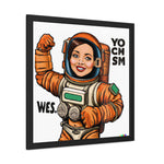 The Mars Project Feminist Astronaut Poster Wall Art