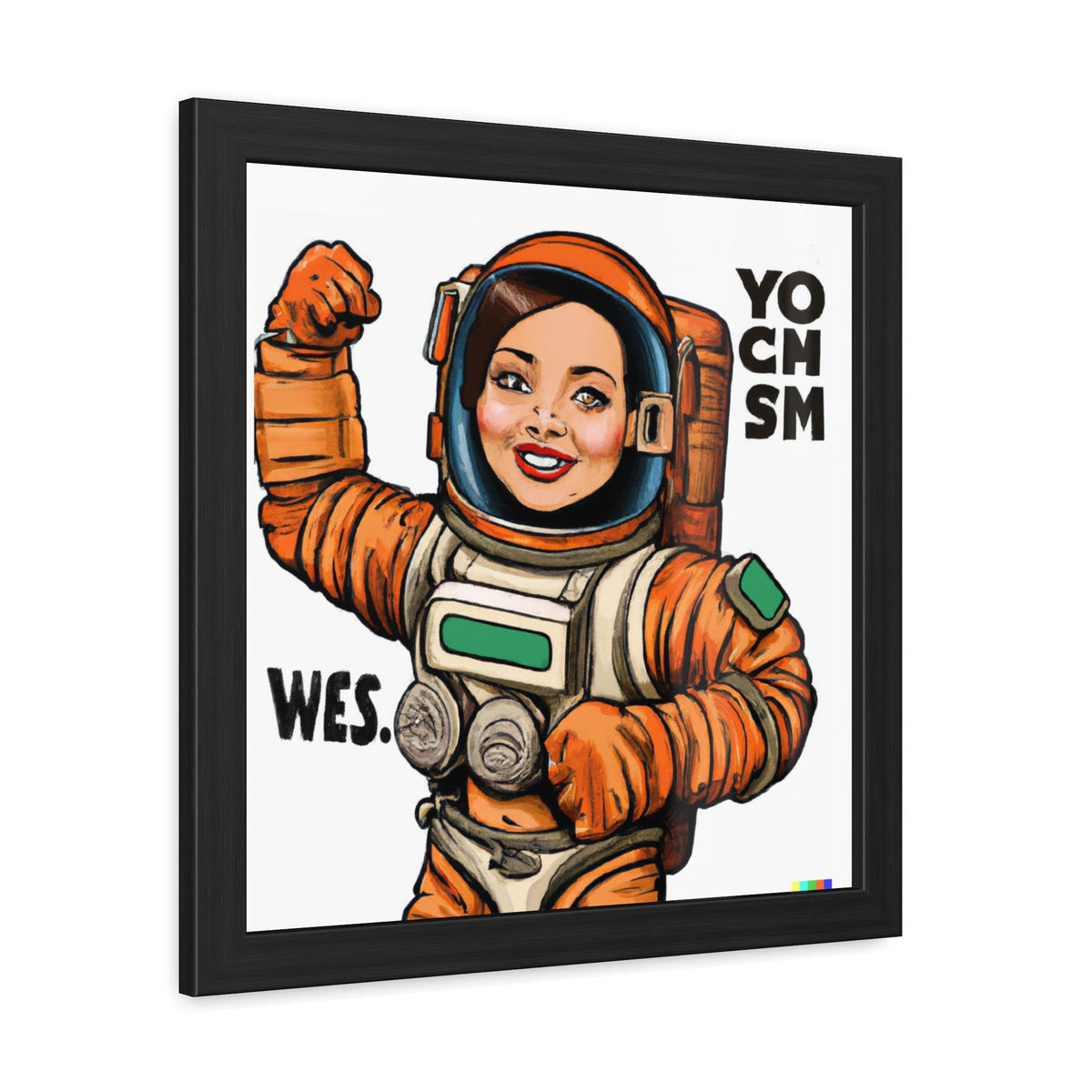 The Mars Project Feminist Astronaut Poster Wall Art