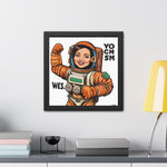 The Mars Project Feminist Astronaut Poster Wall Art