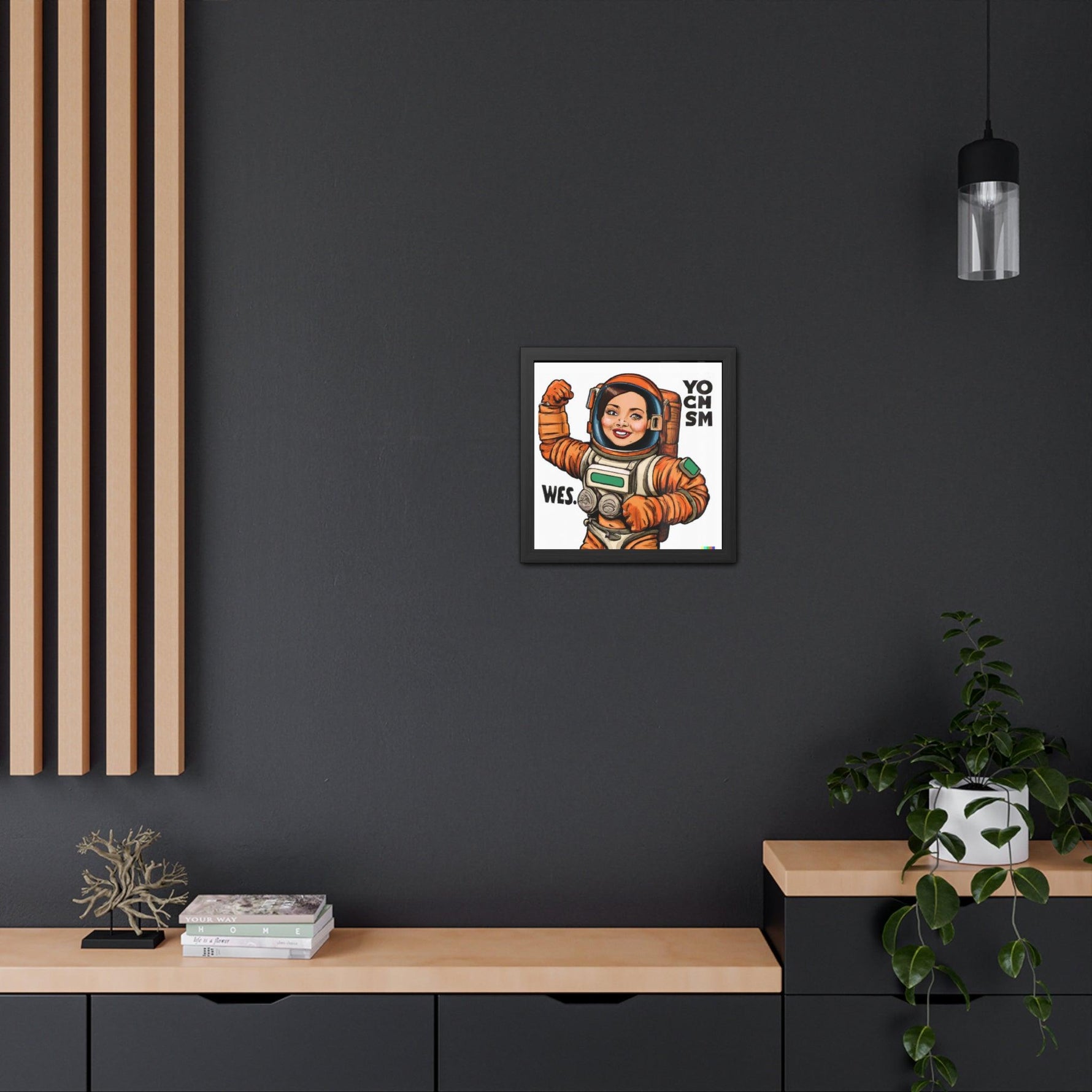 The Mars Project Feminist Astronaut Poster Wall Art