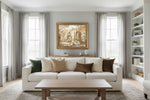 Framed room mockup - gold