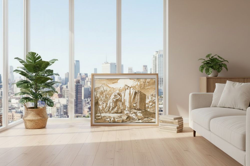 Framed room mockup - loft