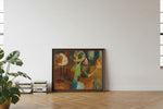 Framed room mockup - leaning