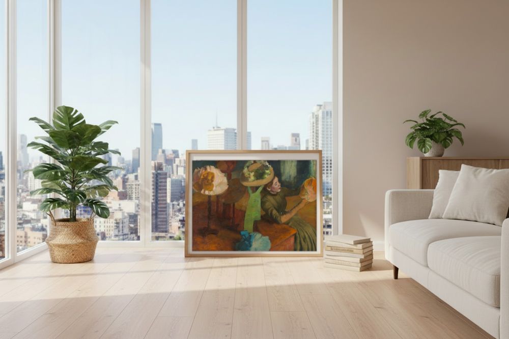 Framed room mockup - loft