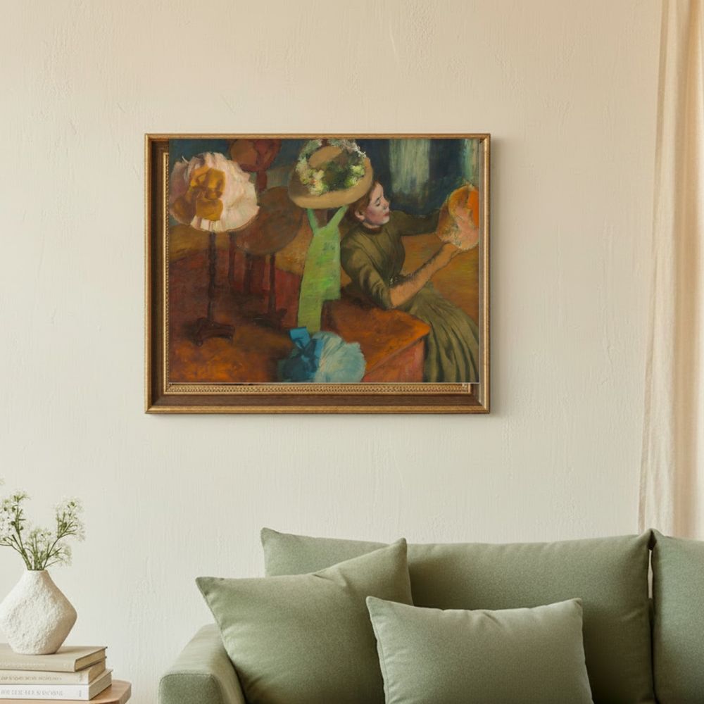 Framed room mockup - sage