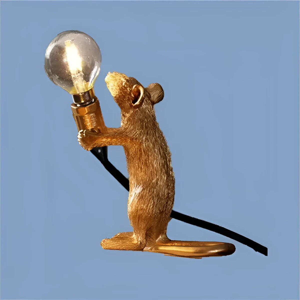 The Mini Mice Lamp Stand-Up Gold
