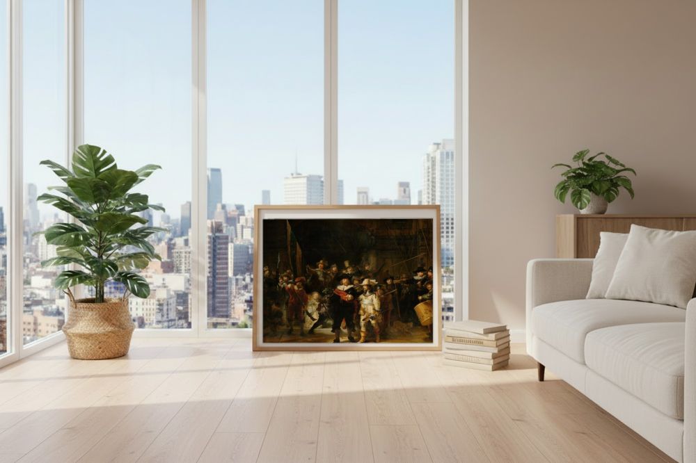 Framed room mockup - loft