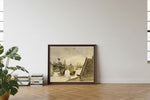 Framed room mockup - leaning