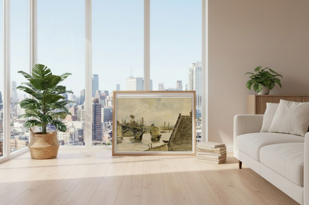 Framed room mockup - loft