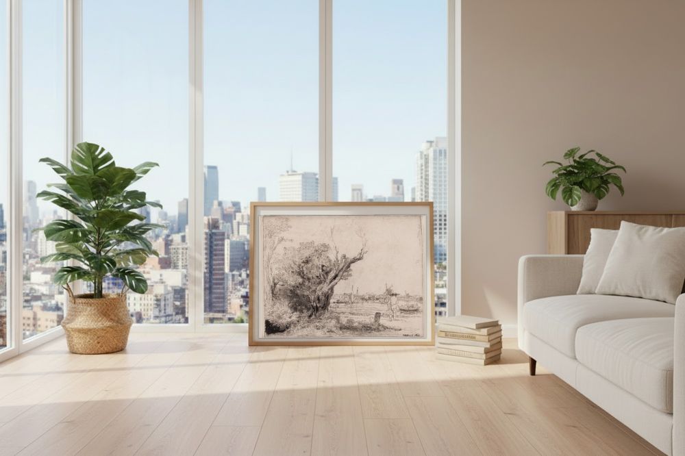 Framed room mockup - loft