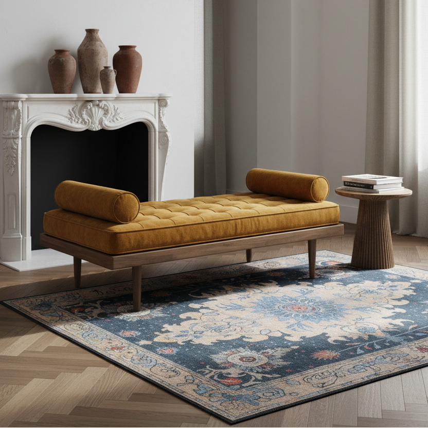 Ornate Blooms Hand Tufted Rug