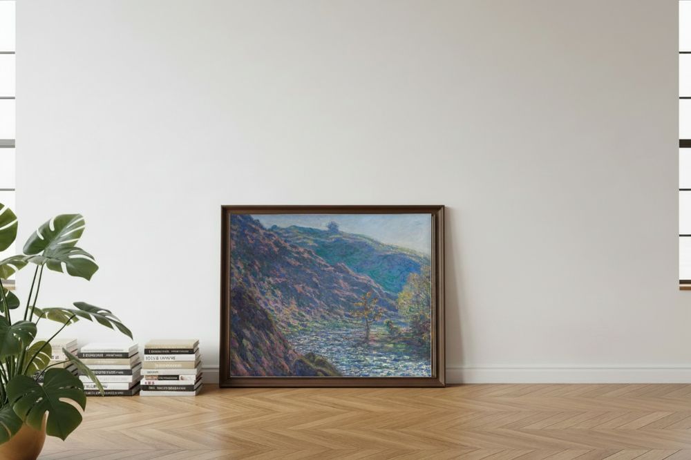 Framed room mockup - leaning