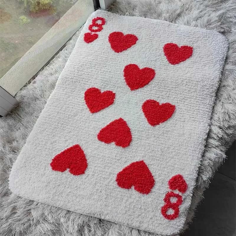 The Queen of Hearts Bath Mat