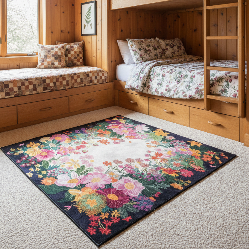 Radiant Garden Hand Tufted Rug