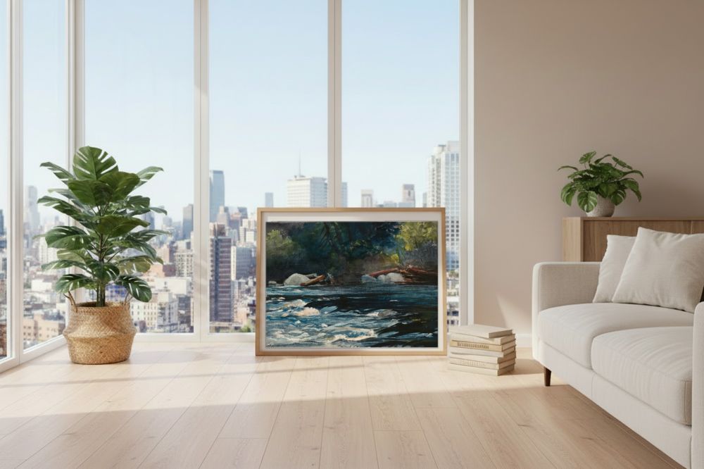 Framed room mockup - loft