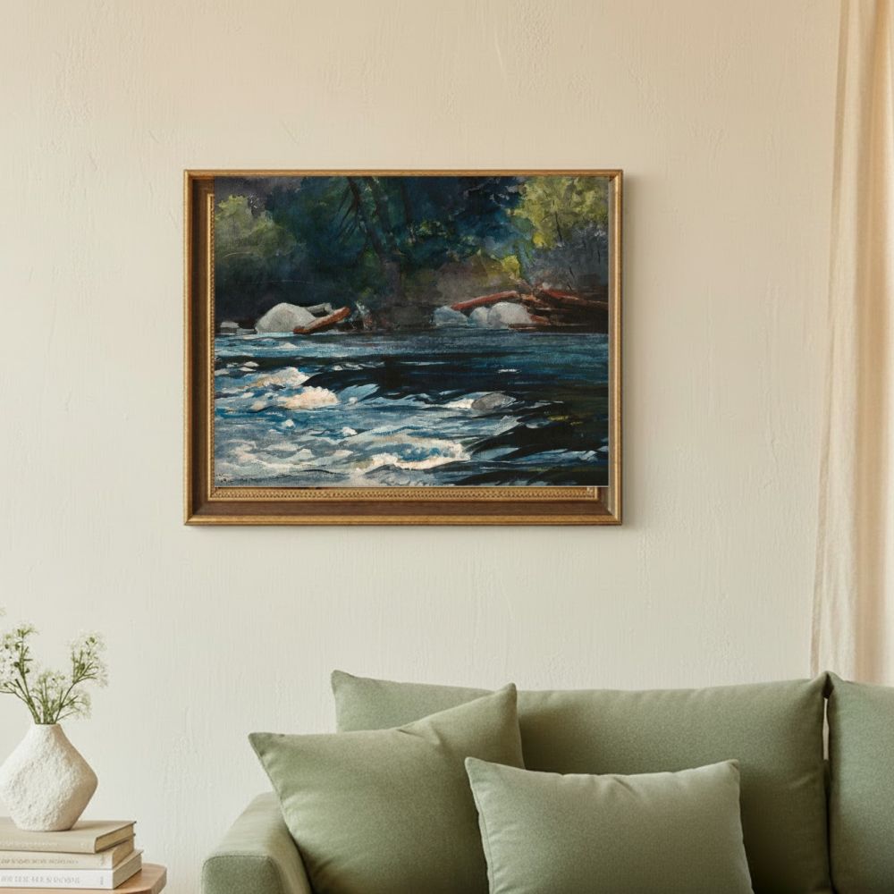 Framed room mockup - sage